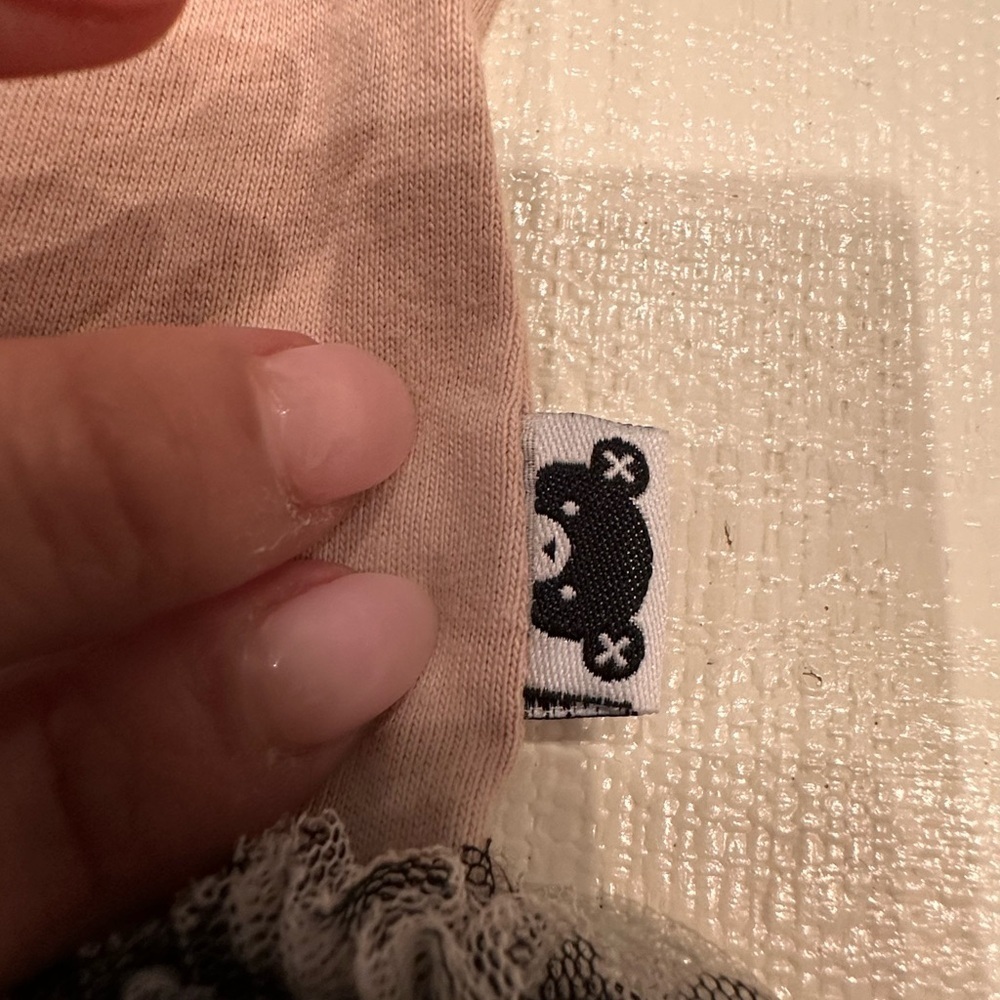 Huxbaby Pink and Gray Bear Dress - Picture 4 of 12